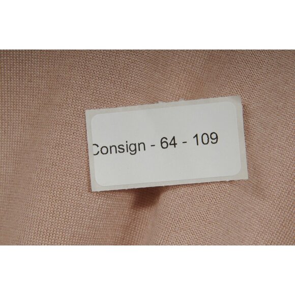 Miu Miu Womens Sweater 46 XXL Peach Tan Brown Pullover Embroidered Lace Layered - Picture 10 of 10